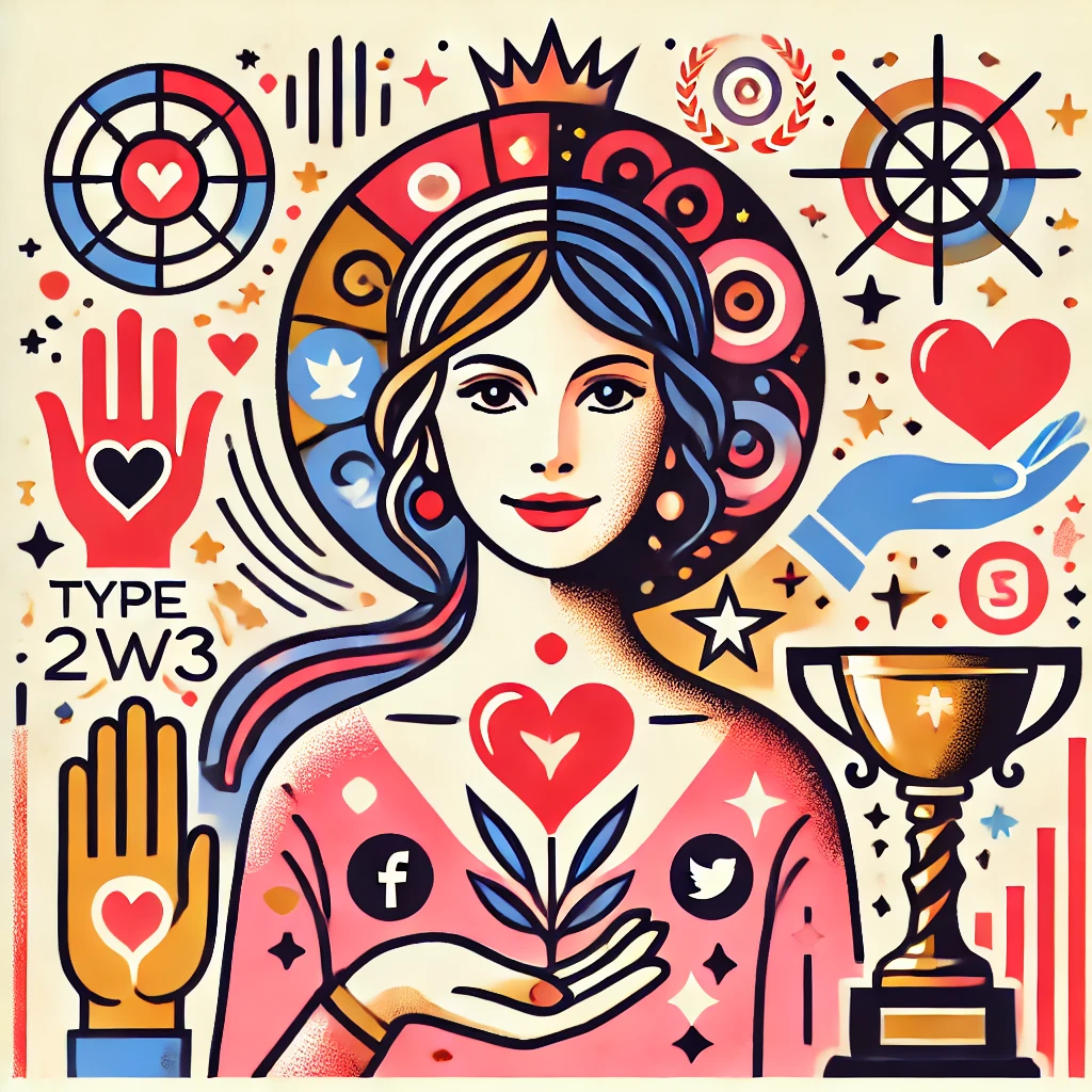 Enneagram Type 2w3 Illustration