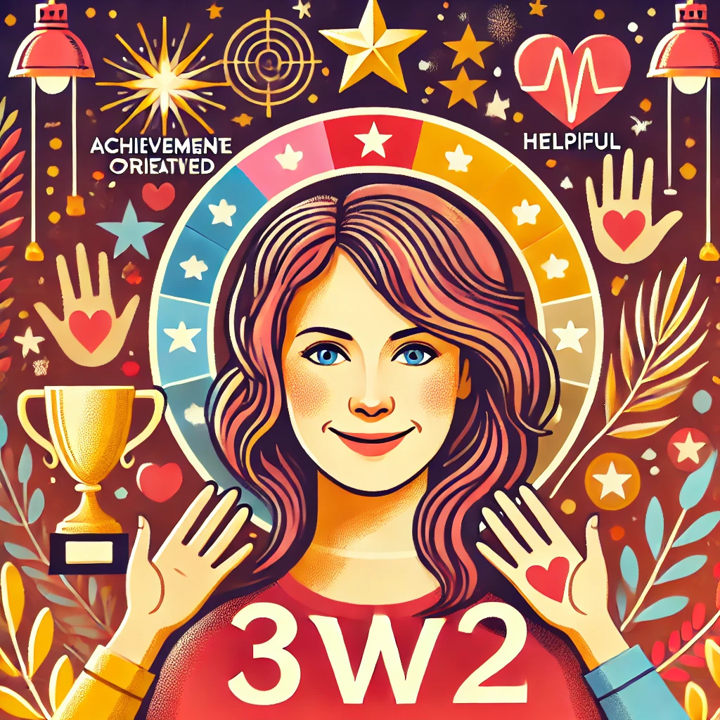Enneagram Type 3w2 Illustration